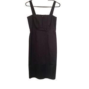 B. Moss Women's Mini Bodycon Dress Size 2 Black Stretch Empire Bust
